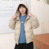Children's light and thin down jacket, short style for boys and girls, thickened winter hooded jacket for children and babies, national standard 90 down Specification image